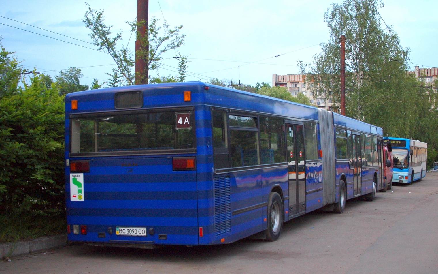 Lviv, MAN A11 NG312 No. ВС 3090 СО