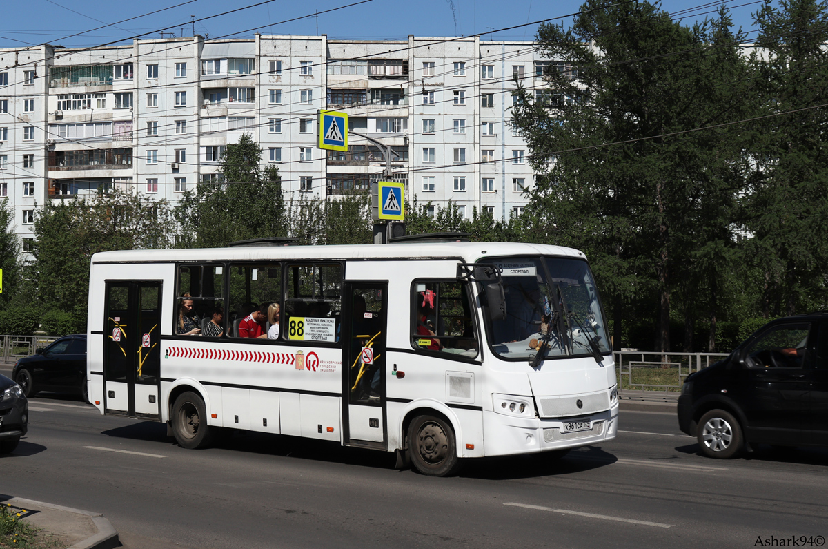 Krasnoyarsk, PAZ-320414-04 "Vector" (EP) # Х 961 СА 124