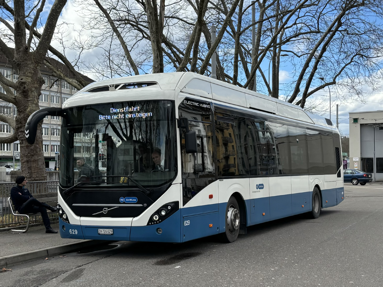 Zurich, Volvo 7900 Electric Hybrid # 629