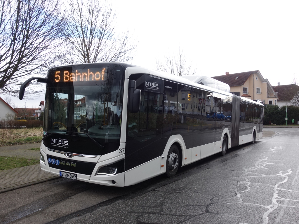 Gießen, MAN 18G Lion's City NG320 EfficientHybrid # 37