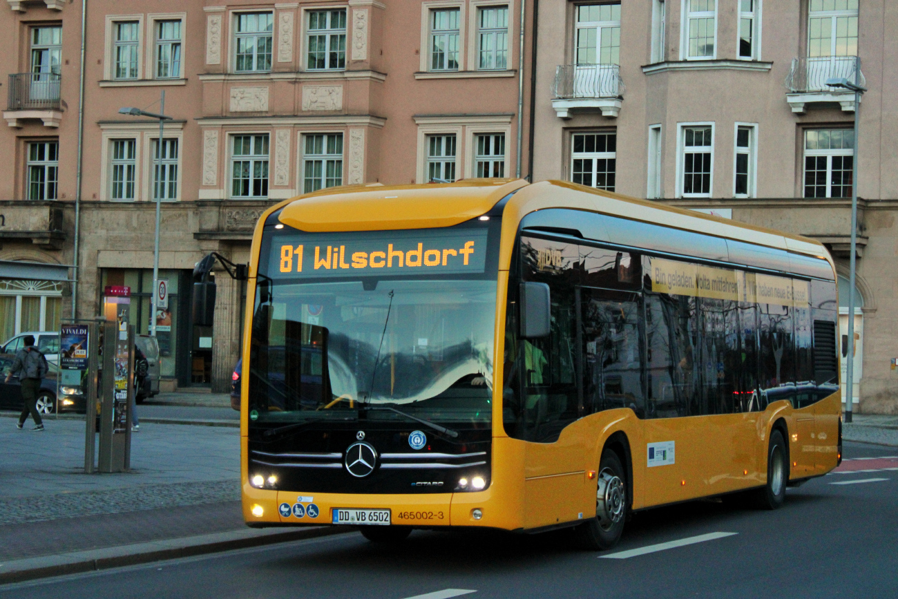 Dresden, Mercedes-Benz eCitaro Nr. 465 002-3
