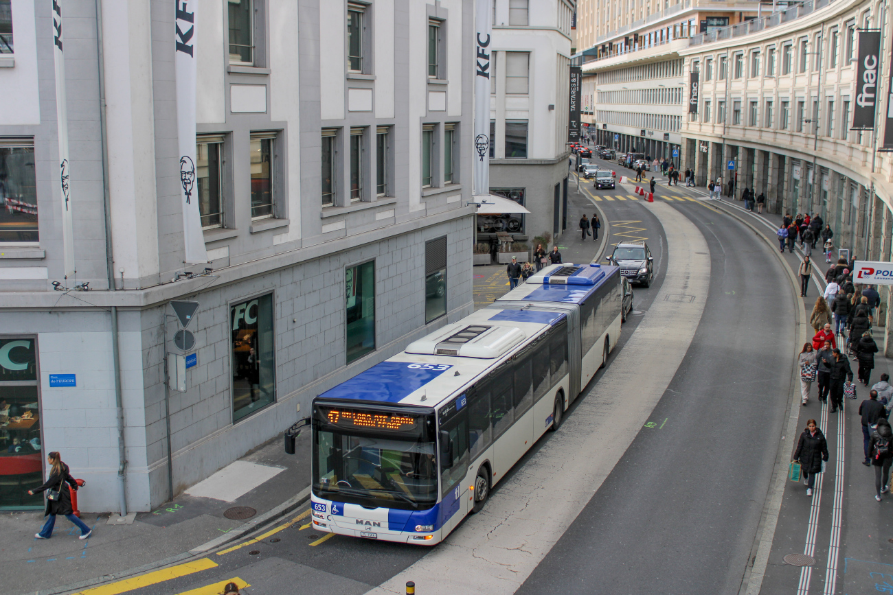 Lausanne, MAN A40 Lion's City GL NG363 # 653
