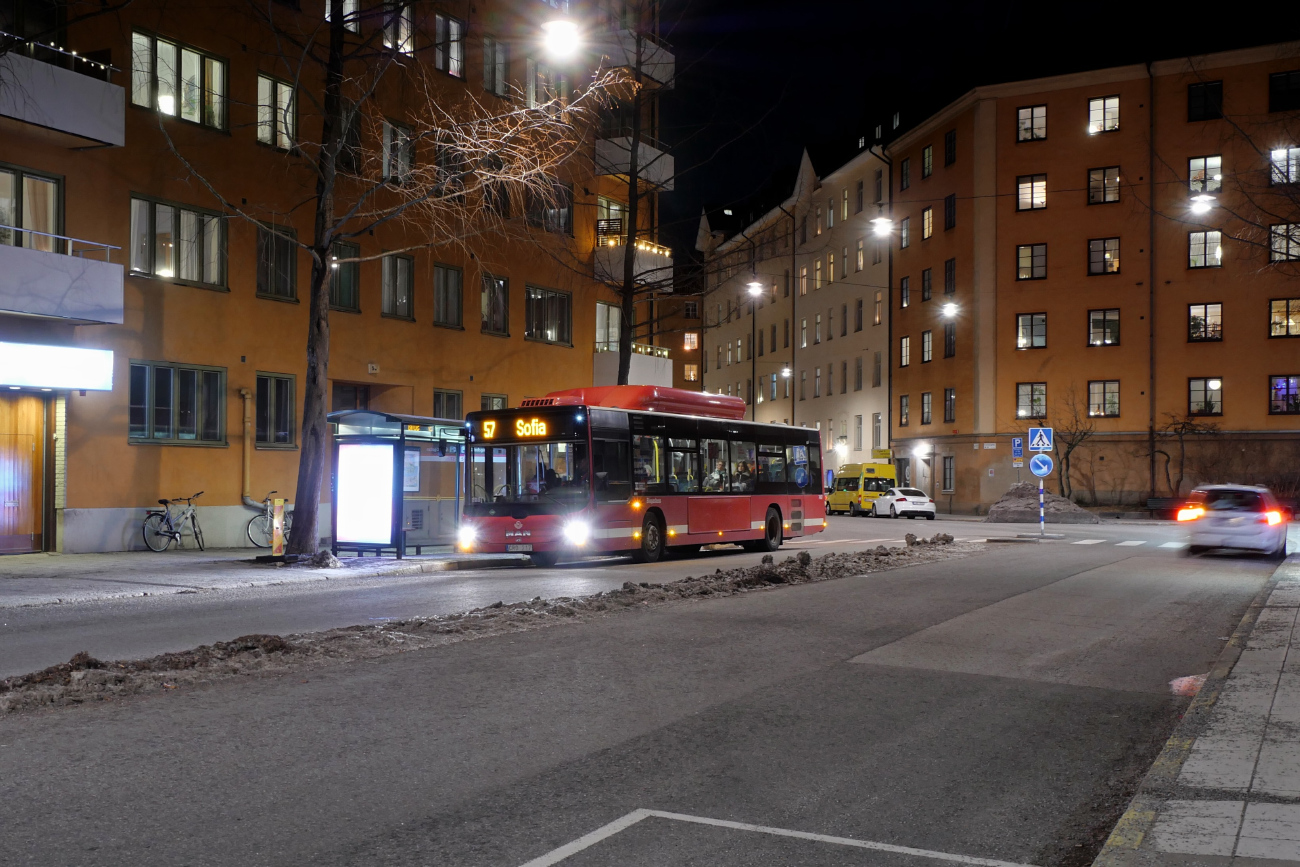 Stockholm, MAN A21 Lion's City NL313 CNG # 7487