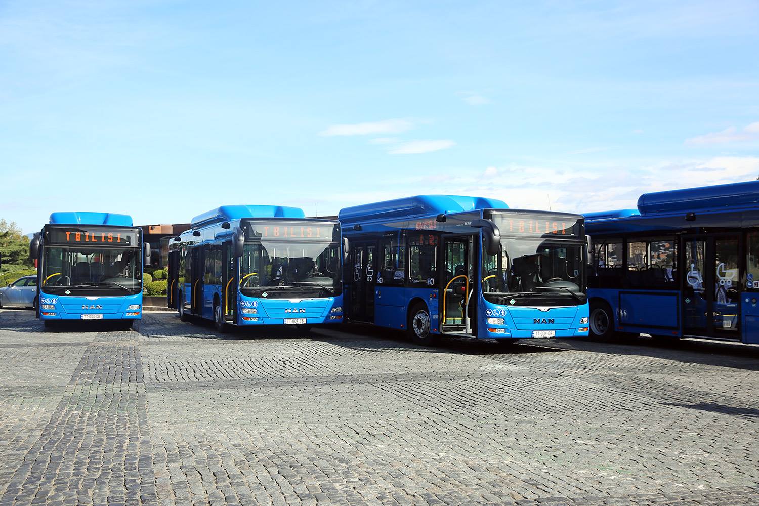 Tbilisi, MAN A21 Lion's City NL313 CNG # TT-008-CB; Tbilisi, MAN A21 Lion's City NL313 CNG # TT-007-CB; Tbilisi, MAN A21 Lion's City NL313 CNG # TT-006-CB; Tbilisi — Новые Автобусы для Тбилиси