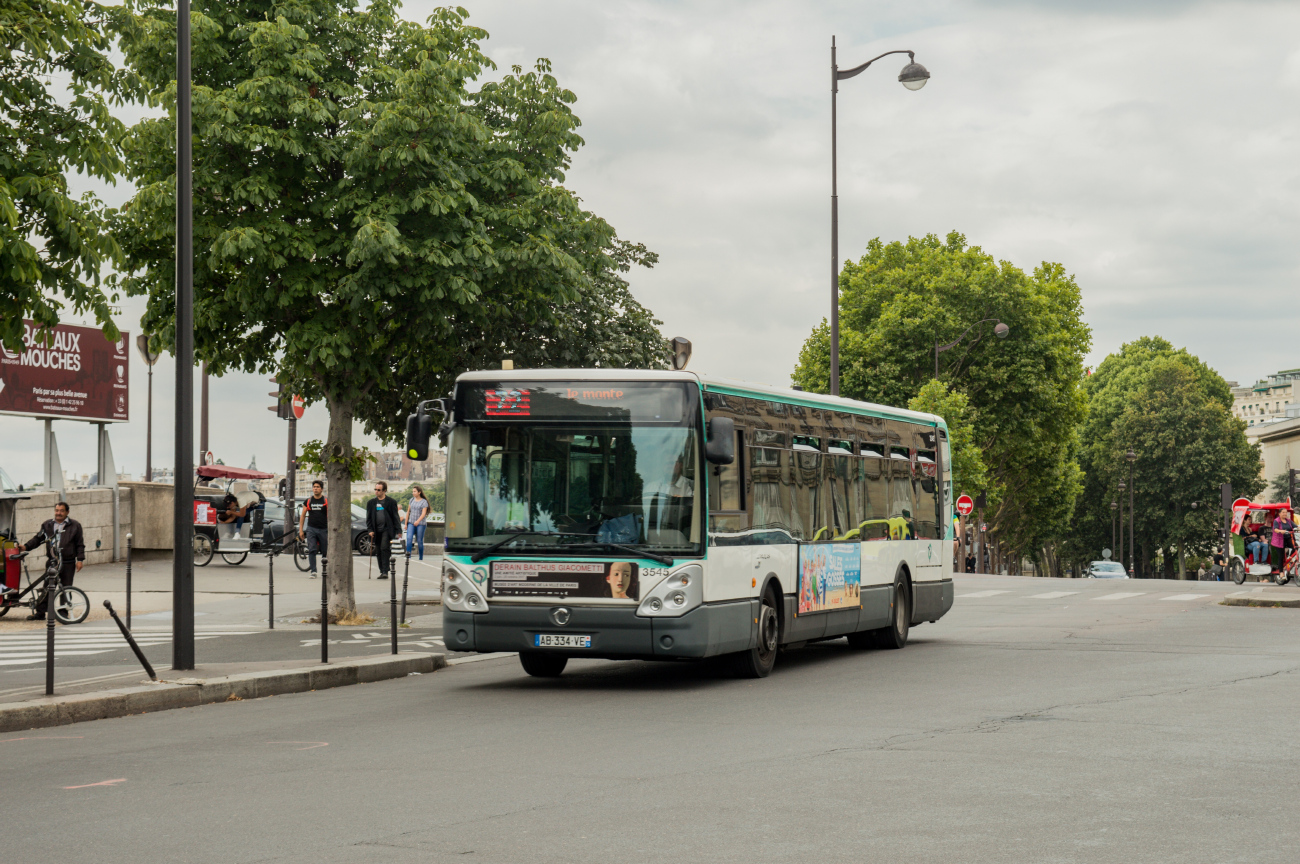 Париж, Irisbus Citelis Line № 3545