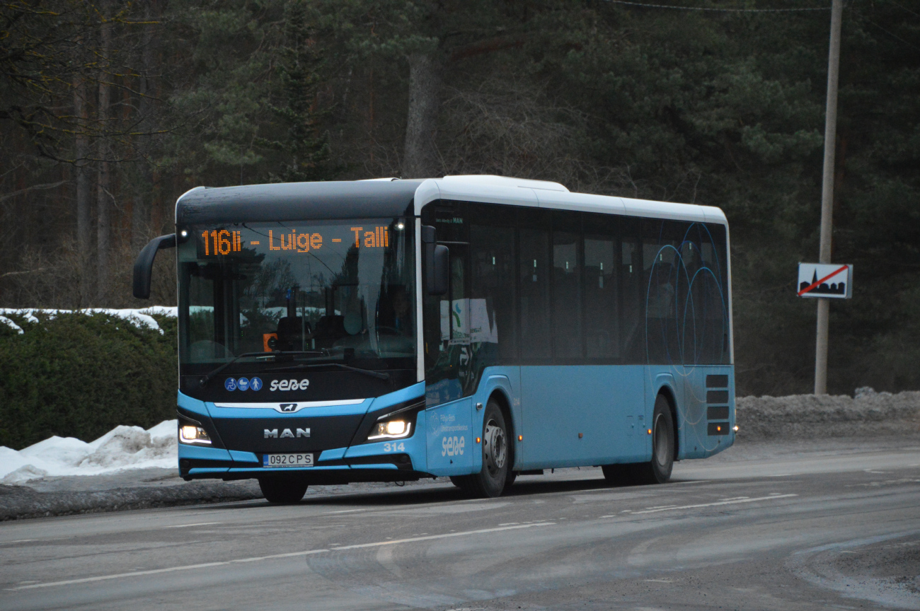 Tallinn, MAN 42C Lion's Intercity Ü LE280 č. 314