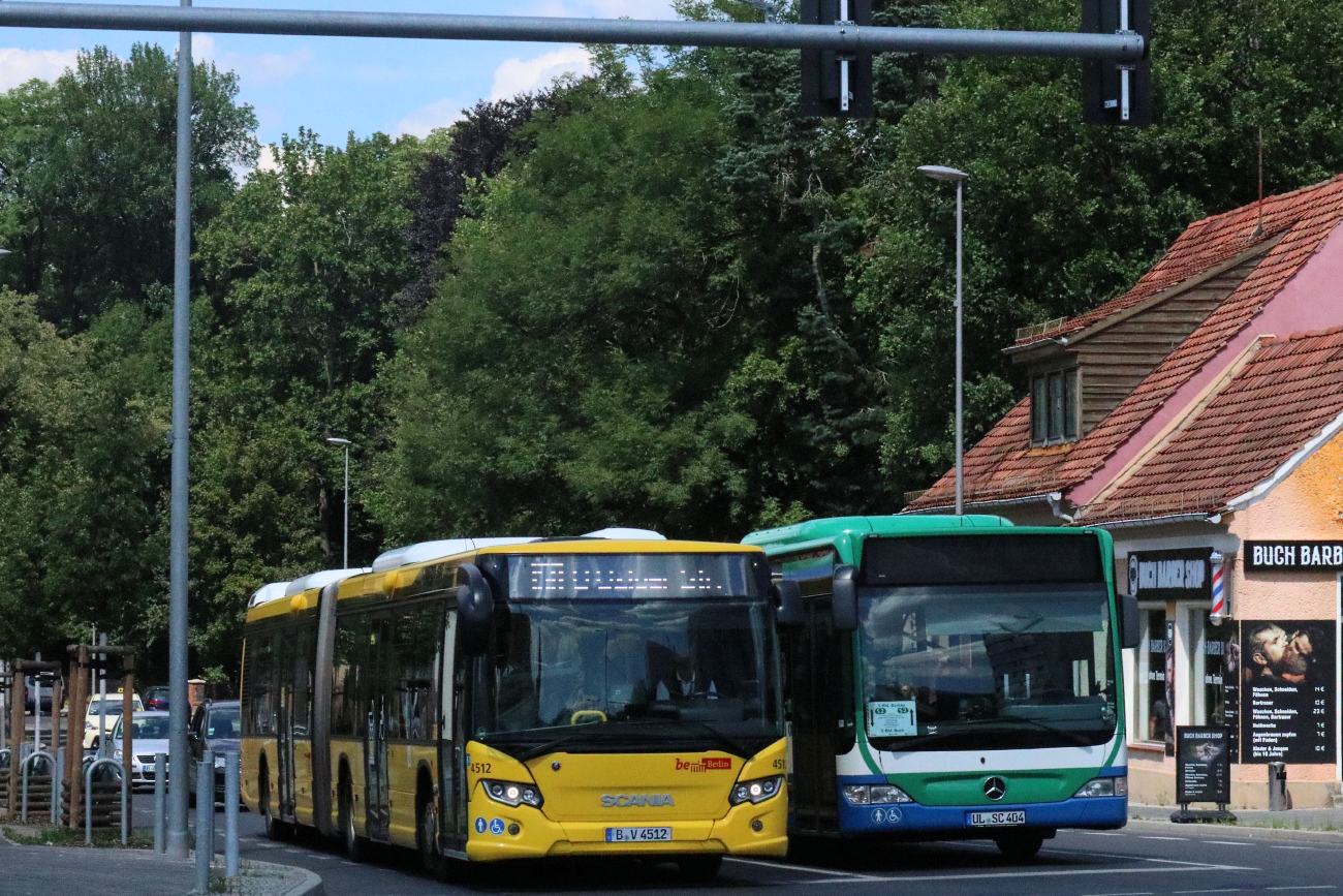 Berlin, Scania Citywide LFA # 4512; Ulm, Mercedes-Benz O530 Citaro Facelift # UL-SC 404