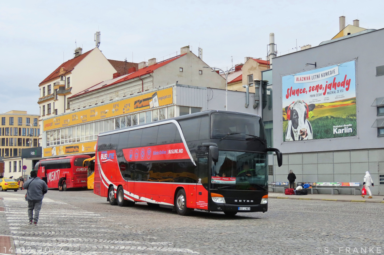 Prague, Setra S431DT nr. BUS LINE8