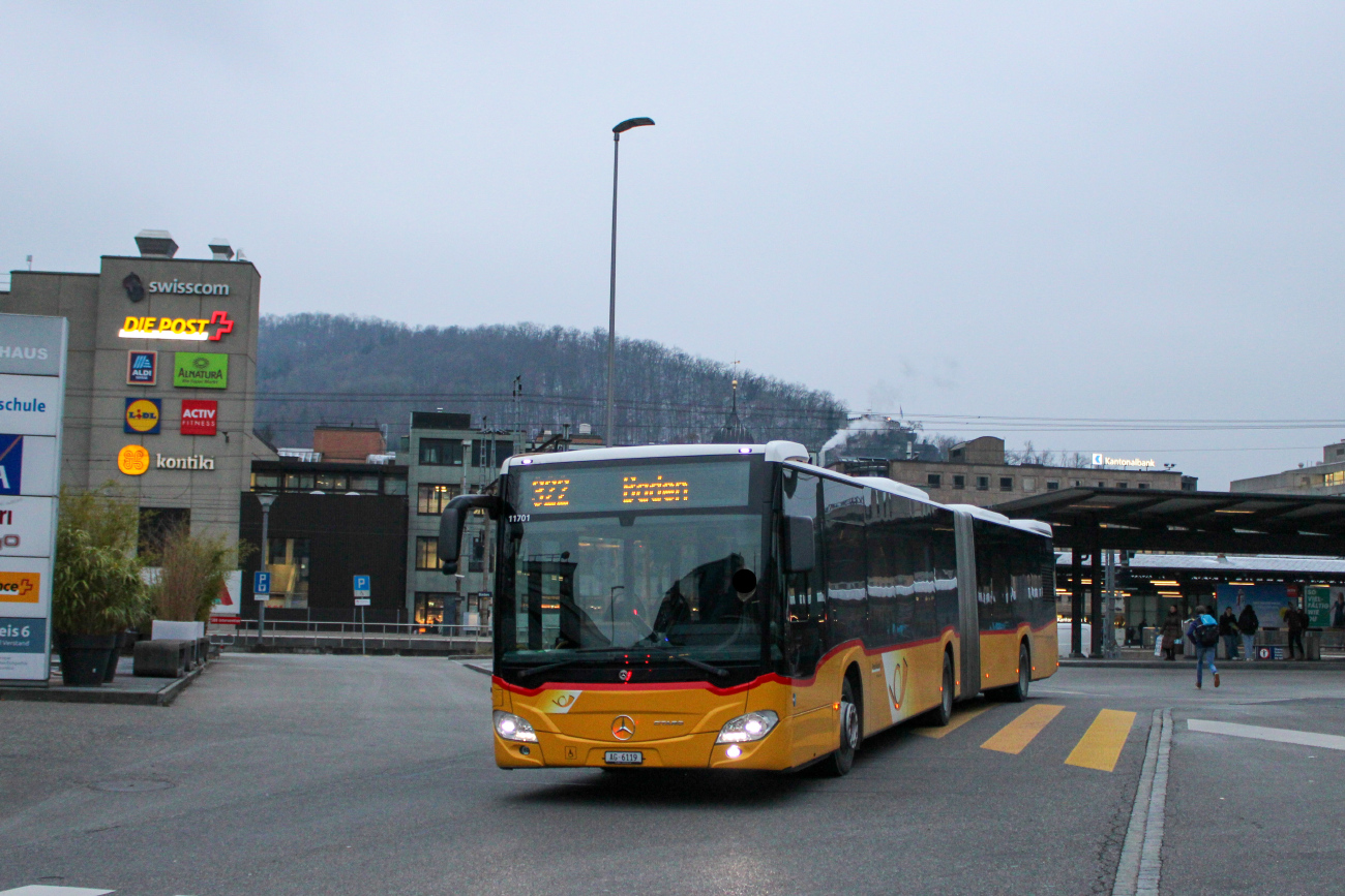 Baden, Mercedes-Benz Citaro C2 G # 11701