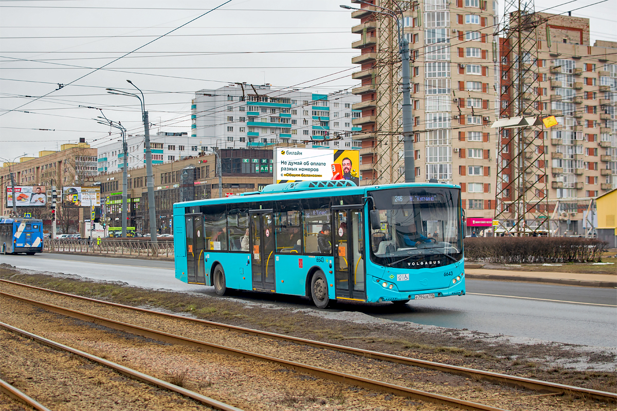 Санкт-Петербург, Volgabus-5270.G4 (LNG) № 6643