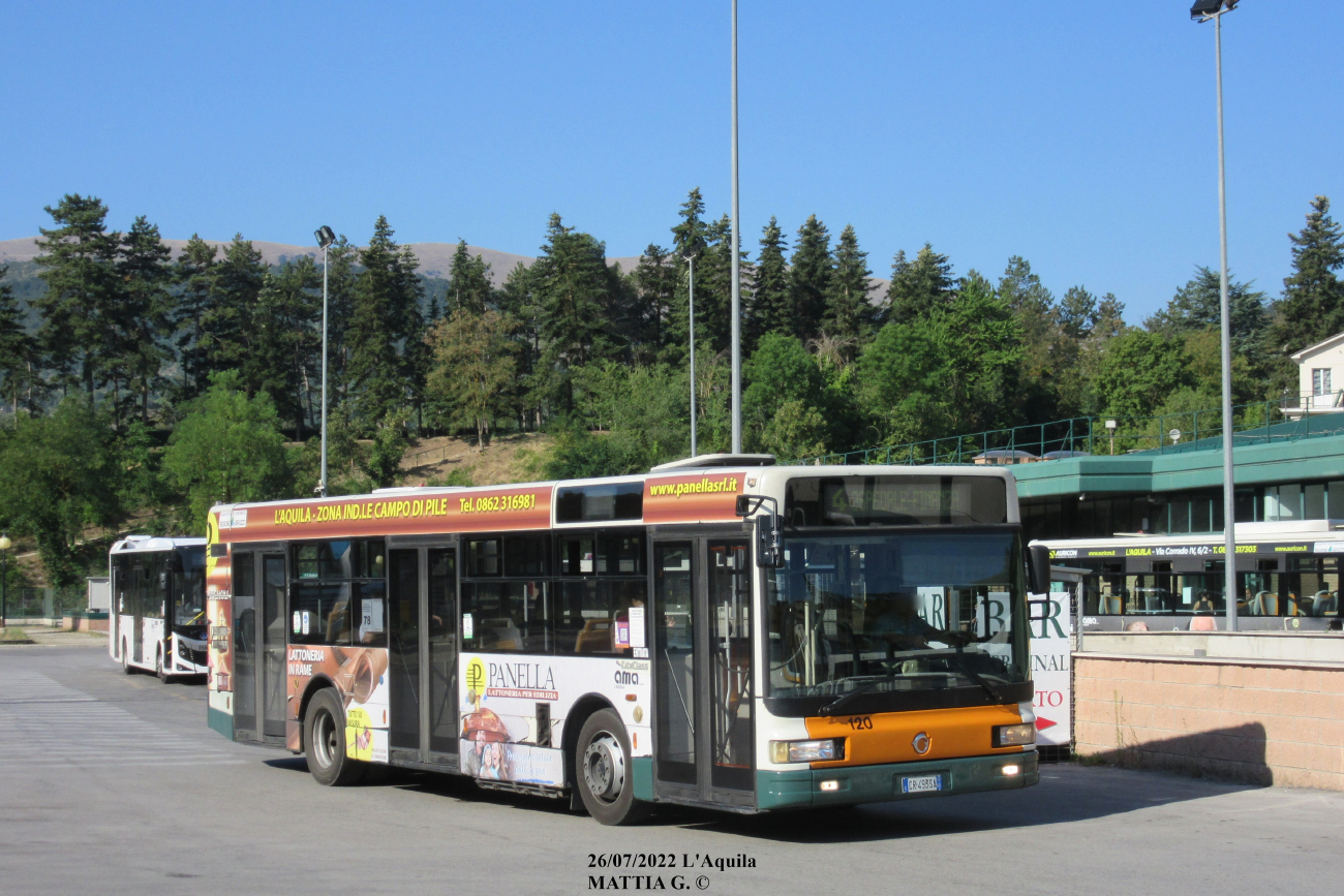 Л’Акуила, Irisbus CityClass 491E.10 № 120