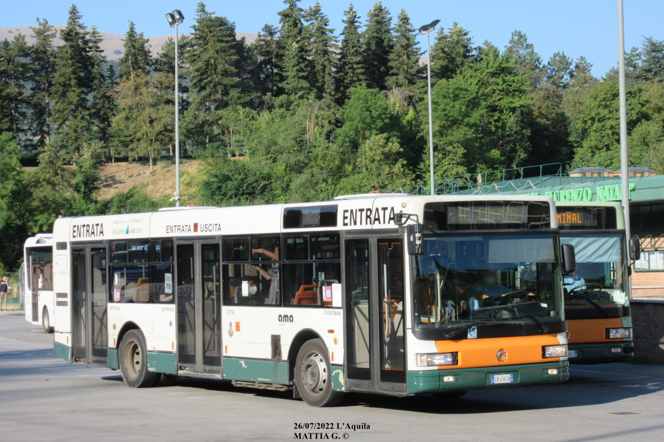 Л’Акуила, Irisbus CityClass 491E.10 № 123