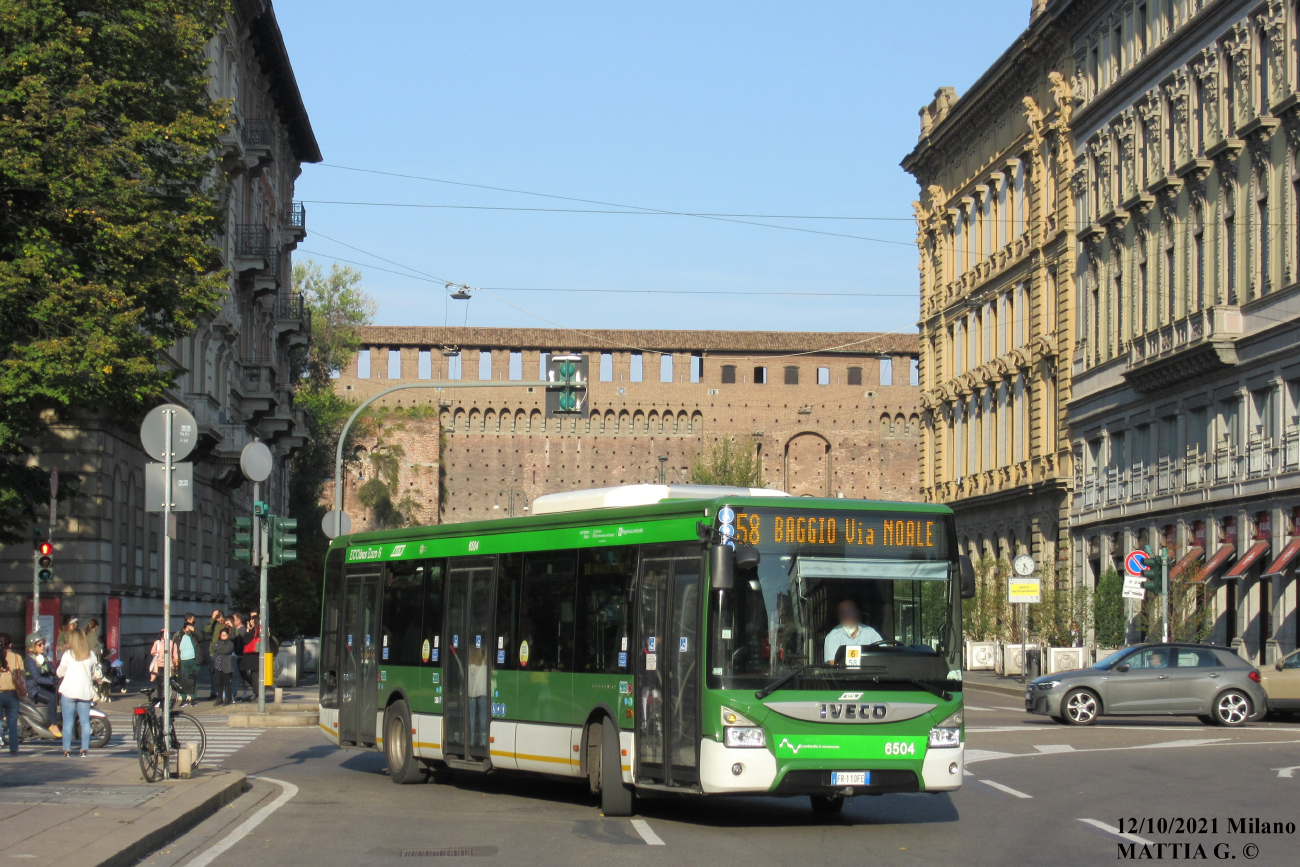 Milan, IVECO Urbanway 12M No. 6504
