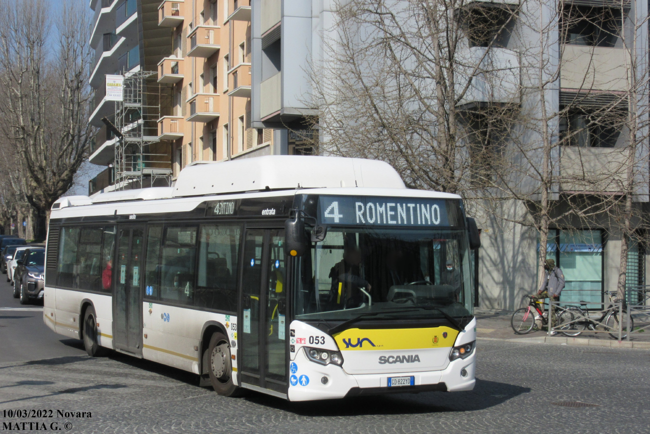 Novara, Scania Citywide LF CNG # 053