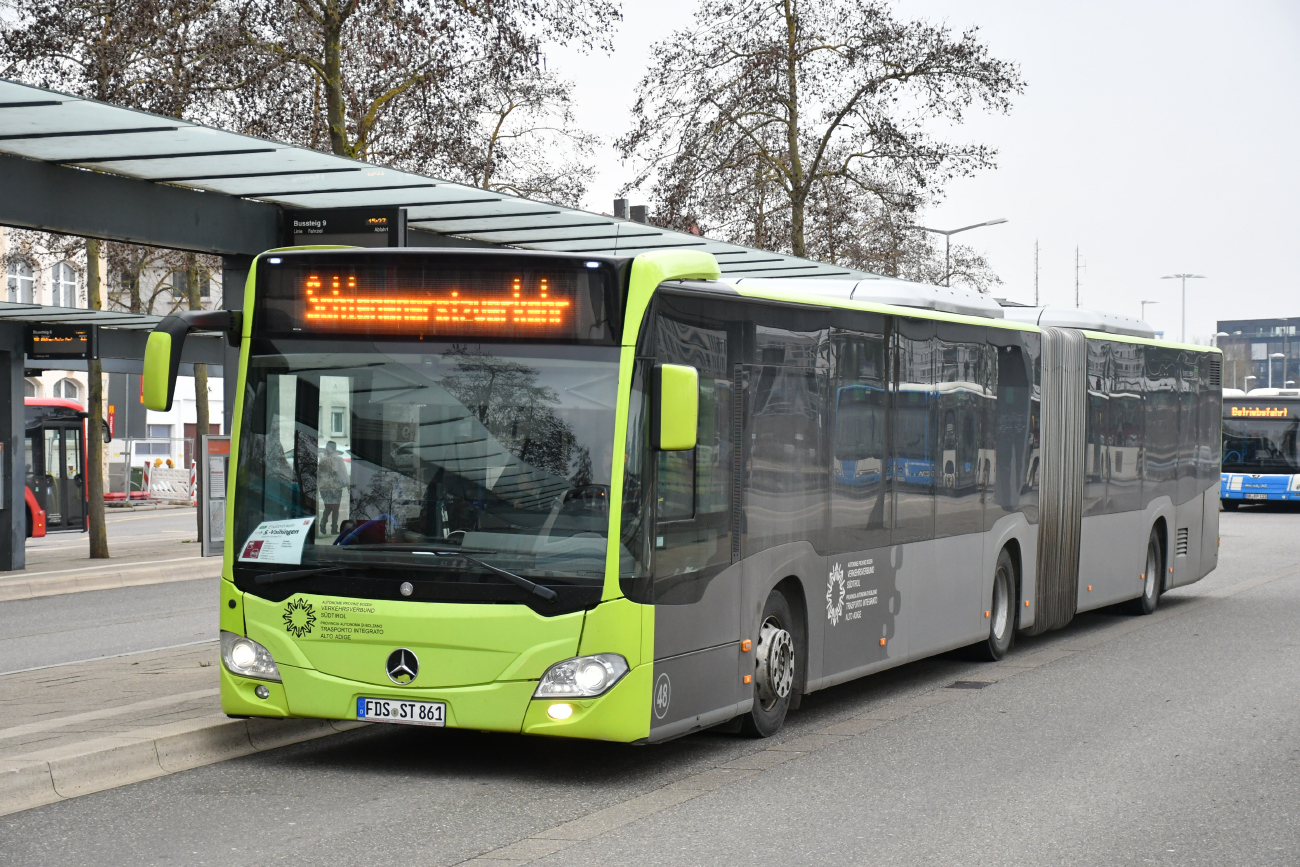 Freudenstadt, Mercedes-Benz Citaro C2 G # FDS-ST 861; Stuttgart — EV Digitaler Knoten Stuttgart — 2024; Böblingen — SEV (Stuttgart -) Böblingen — Singen (Gäubahn)