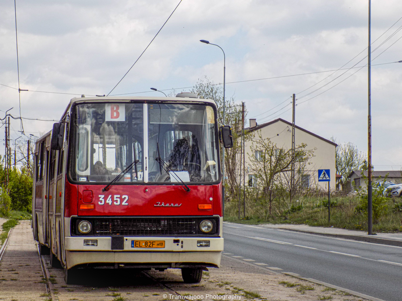 Łódź, Ikarus 280.33 # 3452