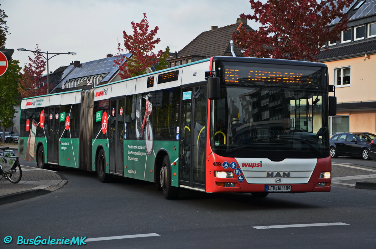 Leverkusen, MAN A23 Lion's City G NG323 №: 489