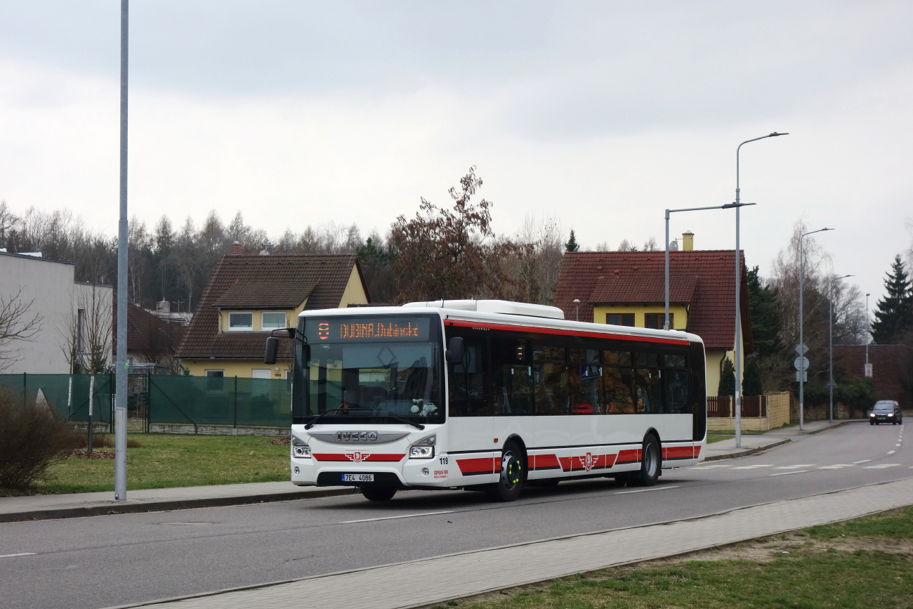 Pardubice, IVECO Urbanway 12M # 119