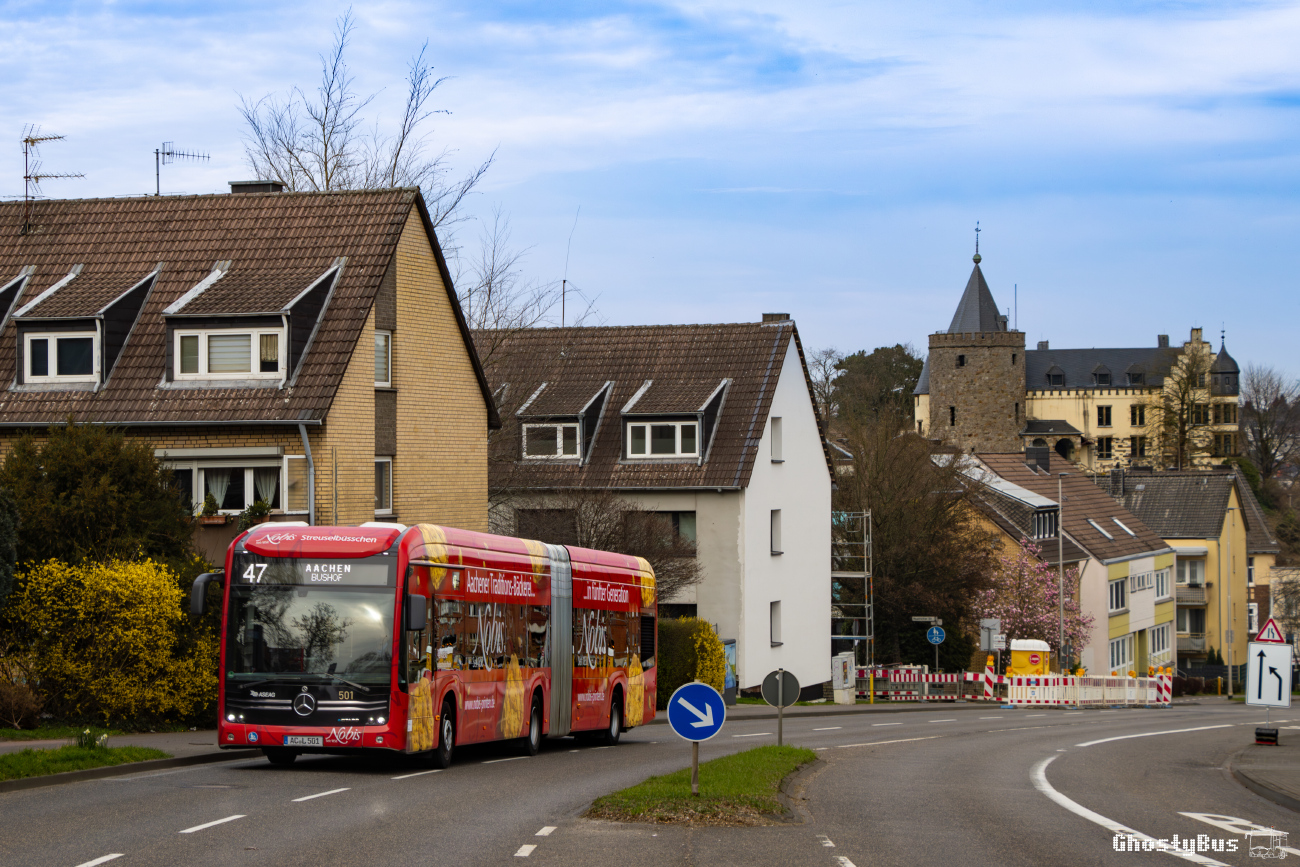 Aachen, Mercedes-Benz eCitaro G nr. 501