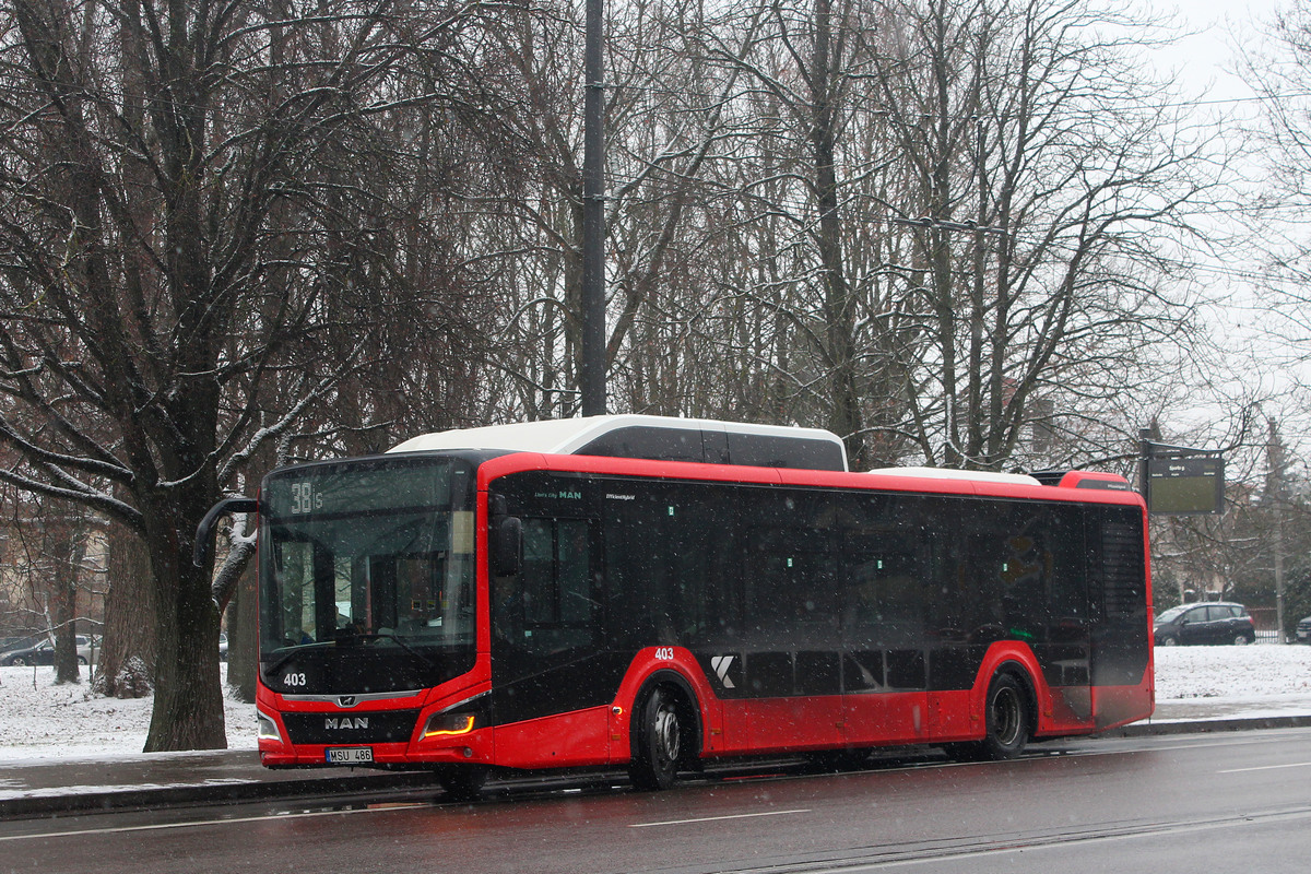 Kaunas, MAN 12G Lion's City NL280 EfficientHybrid # 403