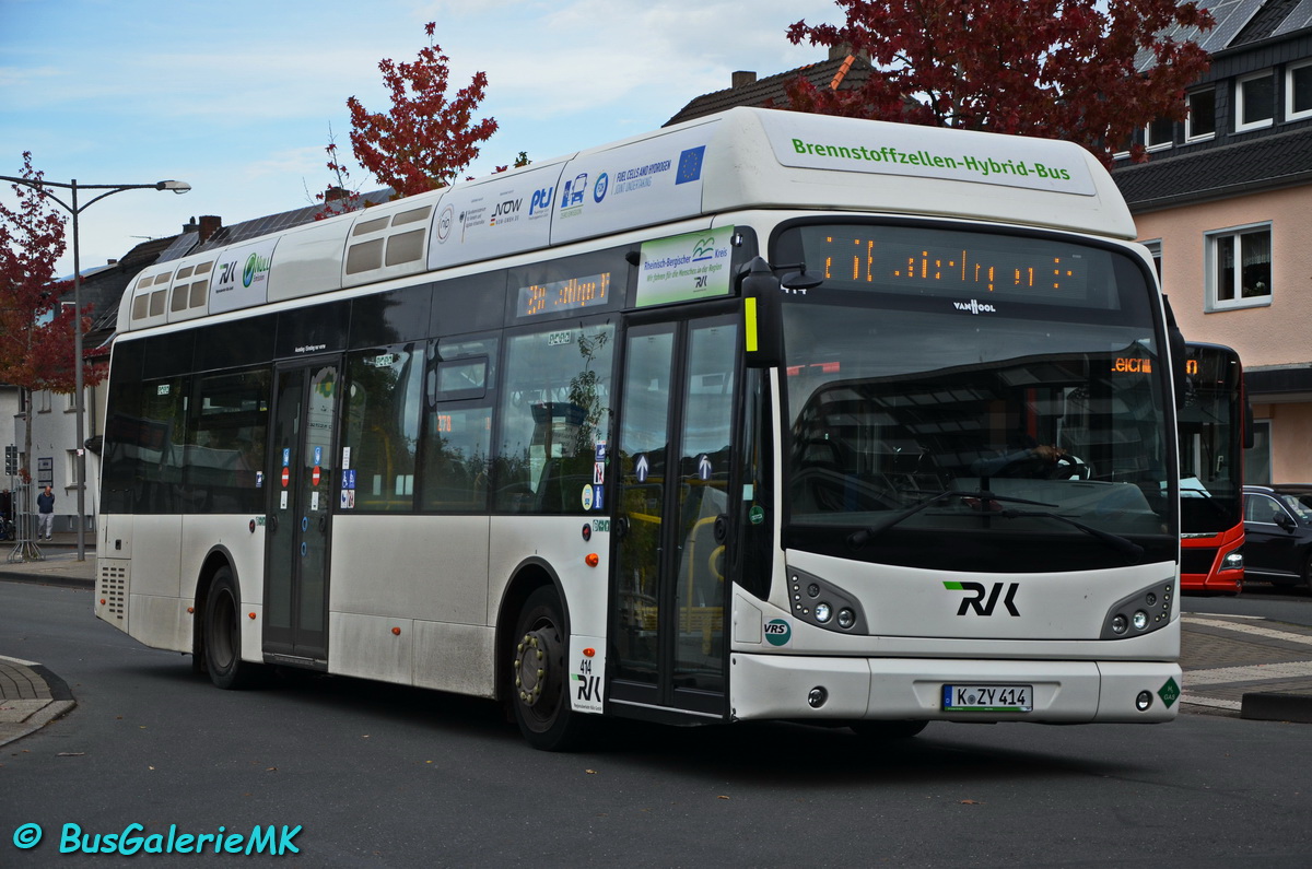 Cologne, Van Hool New A330 Fuel Cell # 414