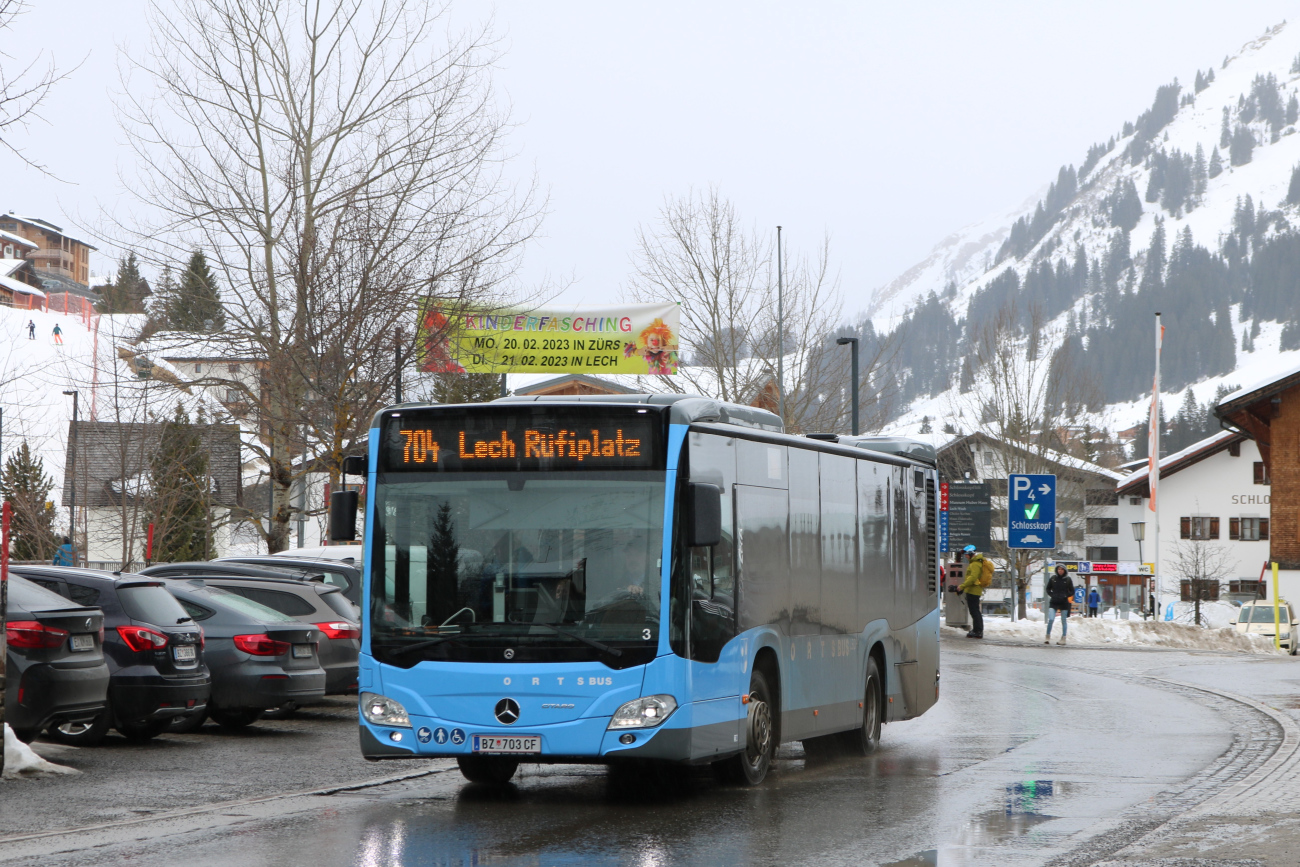Lech am Arlberg, Mercedes-Benz Citaro C2 K # BZ-703 CF