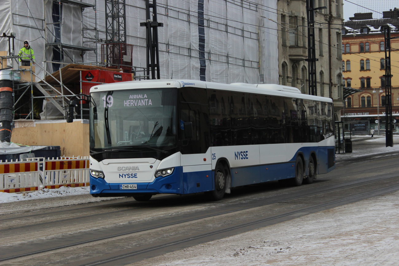 Tampere, Scania Citywide LE Suburban č. 25