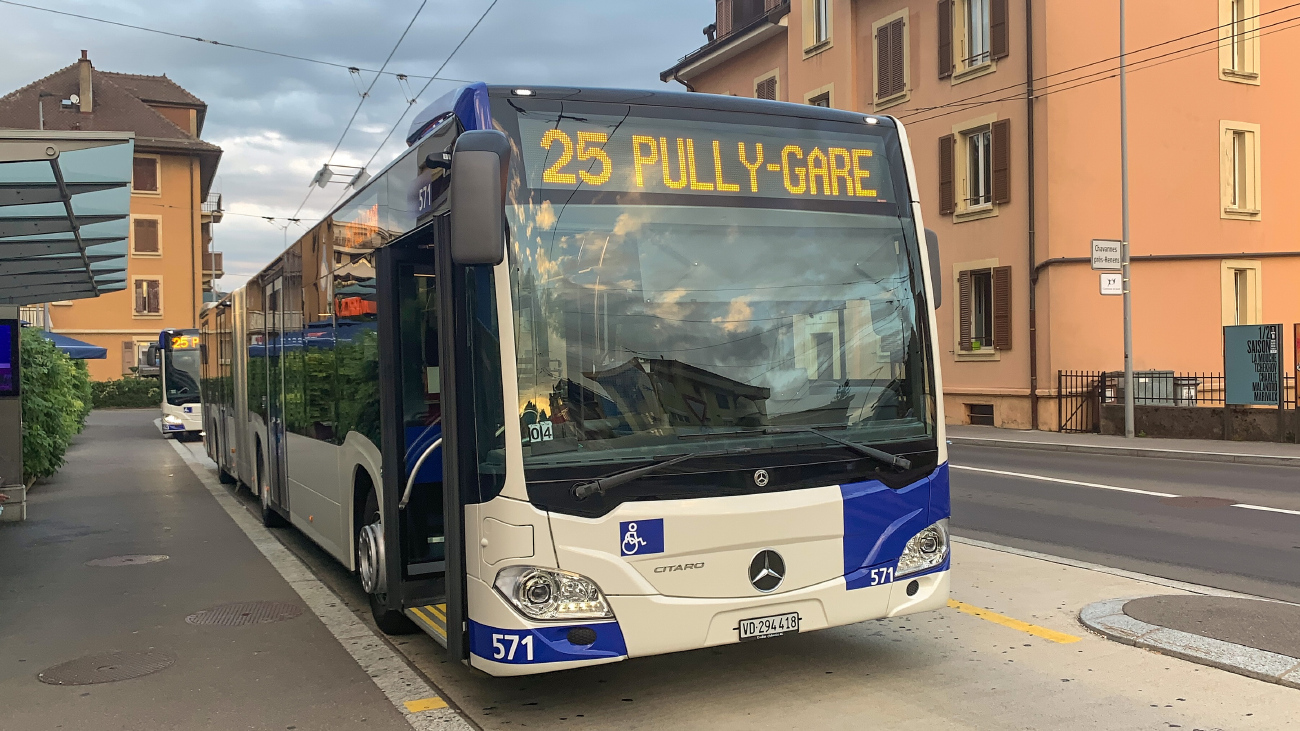Lausanne, Mercedes-Benz Citaro C2 G # 571