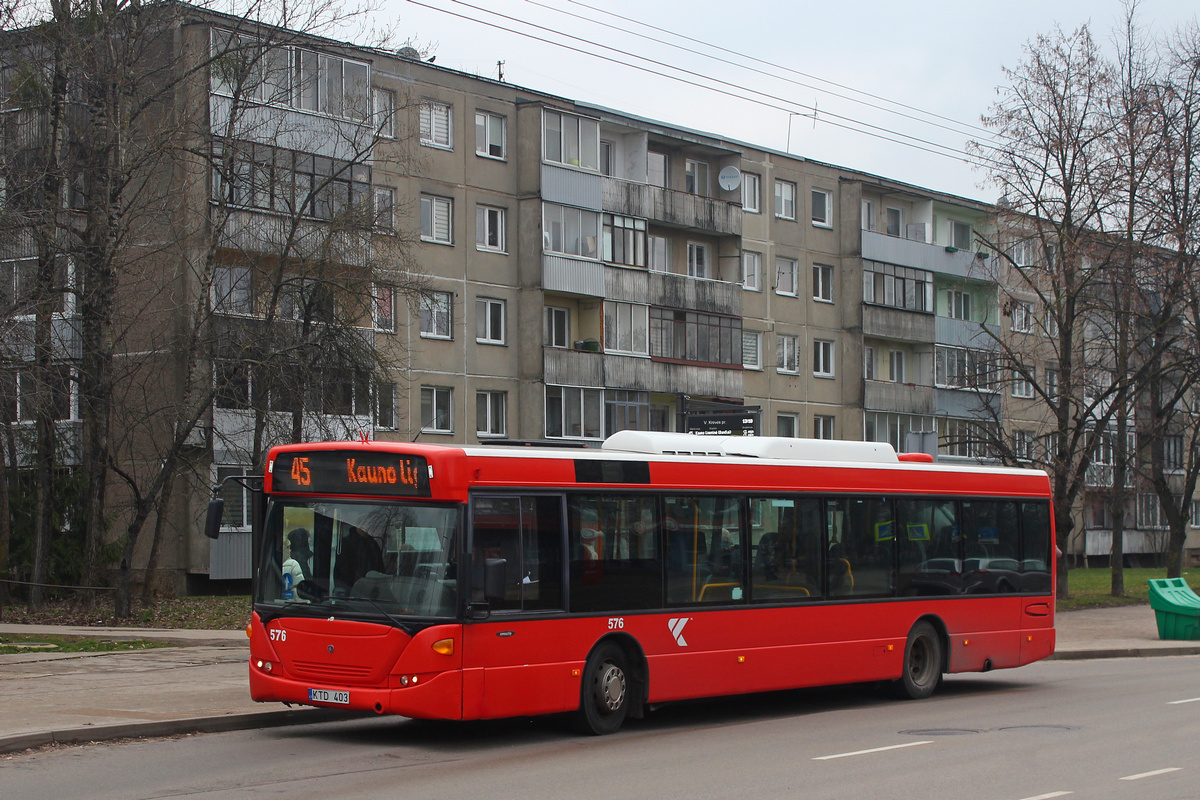 Kaunas, Scania OmniCity CN230UB 4x2EB №: 576