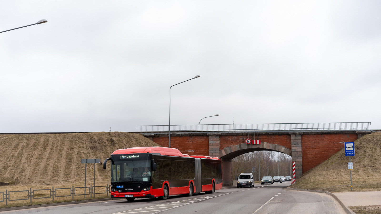 Daugavpils, Scania Citywide LFA II 18M CNG №: 385