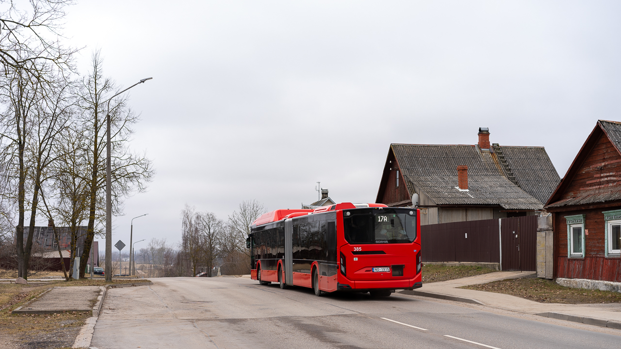 Daugavpils, Scania Citywide LFA II 18M CNG # 385