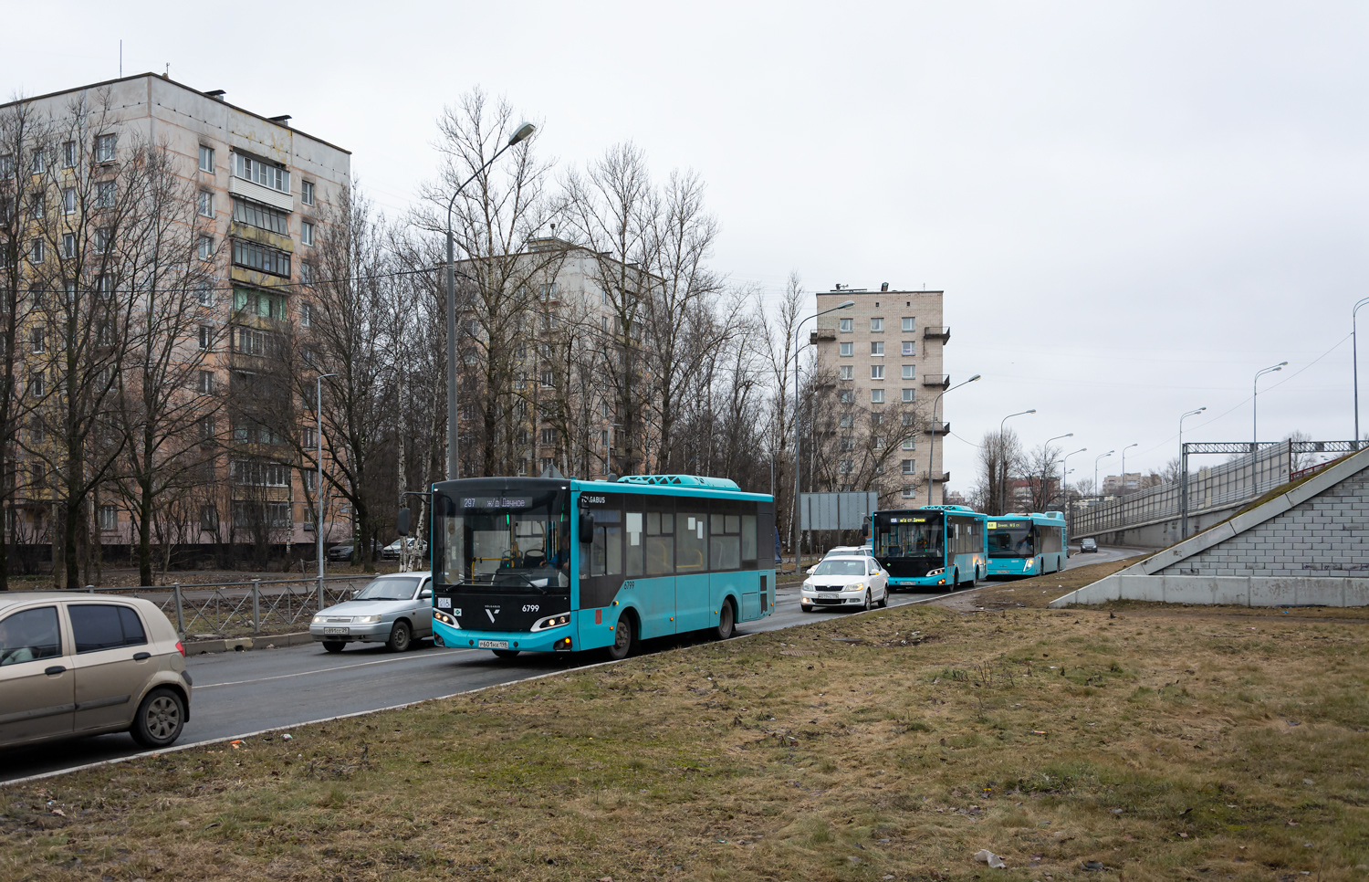Saint-Pétersbourg, Volgabus-4298.G4 (LNG) # 6799
