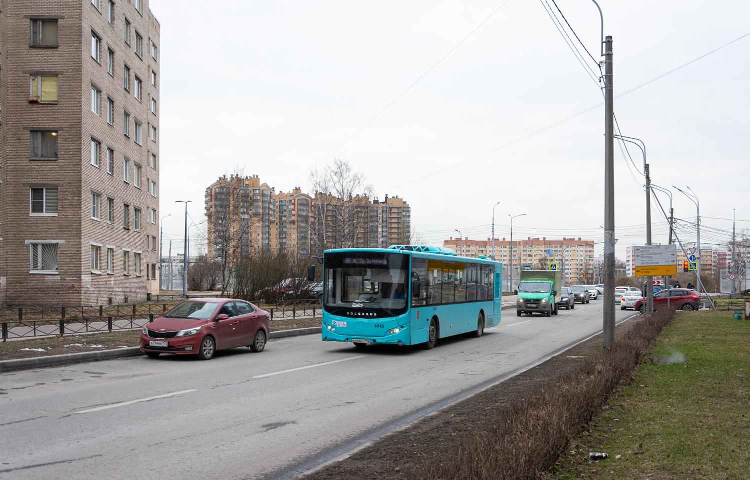 Saint Petersburg, Volgabus-5270.G4 (LNG) # 6945