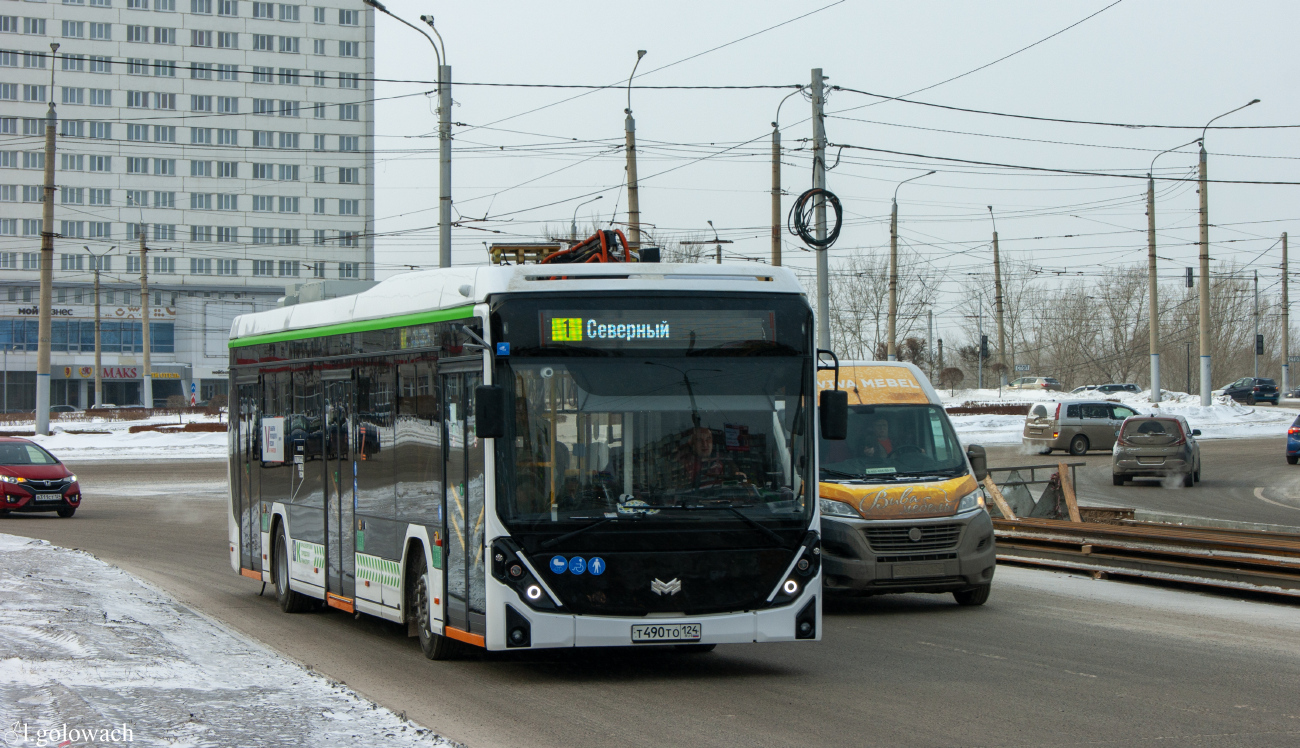 Krasnoyarsk, BKM E321 "Olgerd" # Т 490 ТО 124