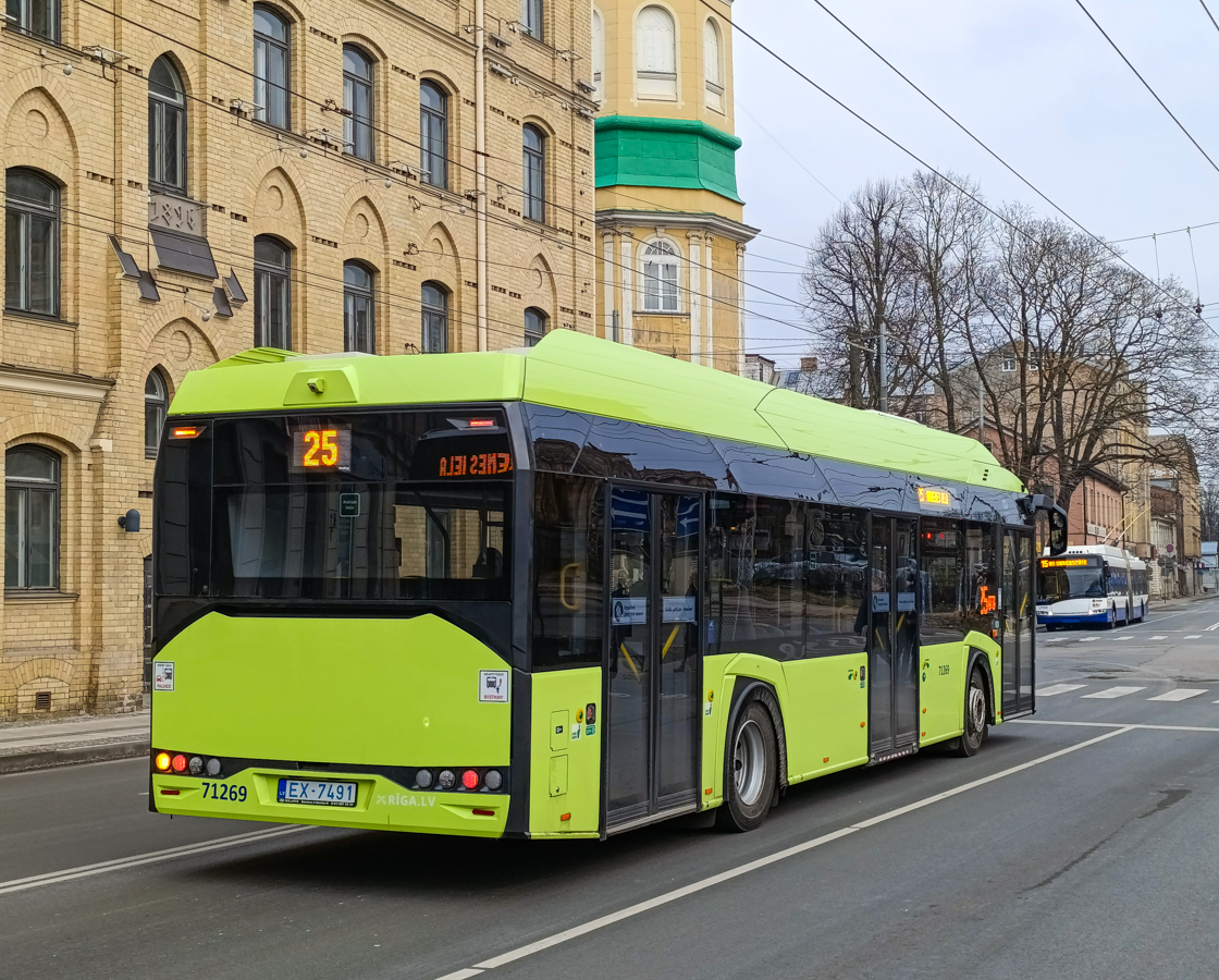 Riga, Solaris Urbino IV 12 electric №: 71269