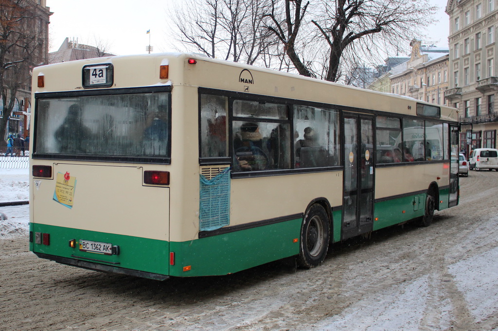 Lviv, MAN A12 EL222 nr. ВС 1362 АК