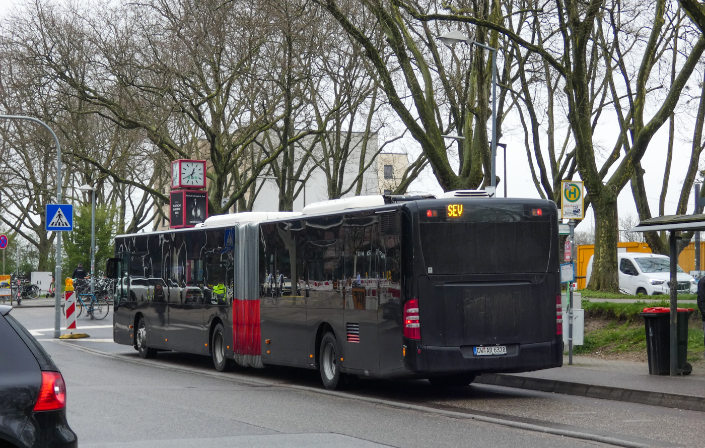 Calw, Mercedes-Benz O530 Citaro Facelift G # CW-AR 6328; Freiburg im Breisgau — SEV Rheintalbahn