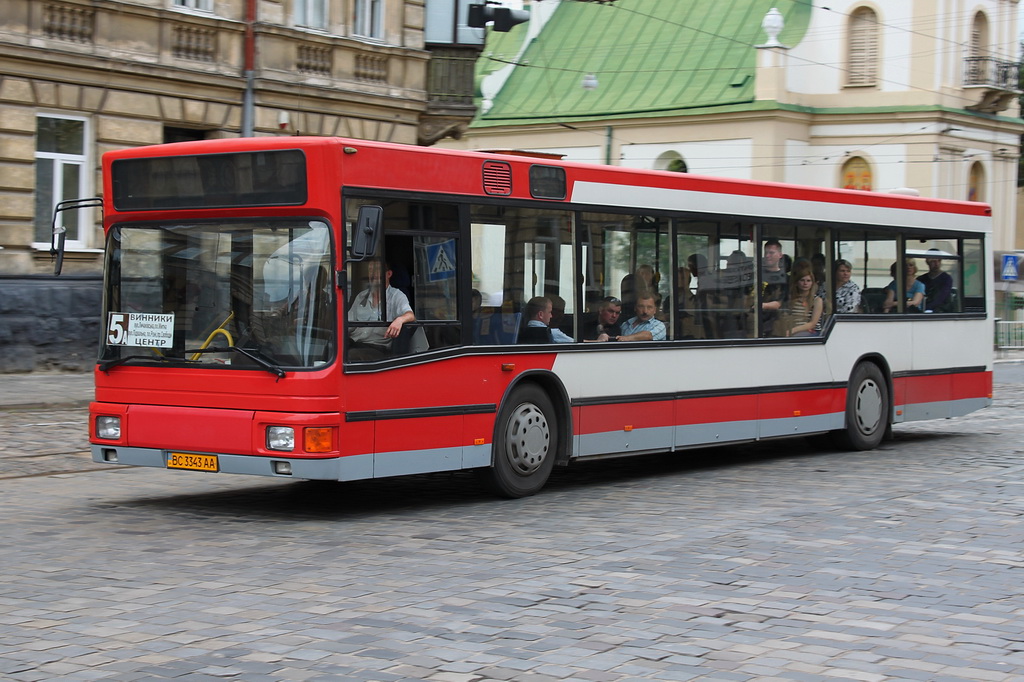 Lviv, MAN A10 NL202 # ВС 3343 АА