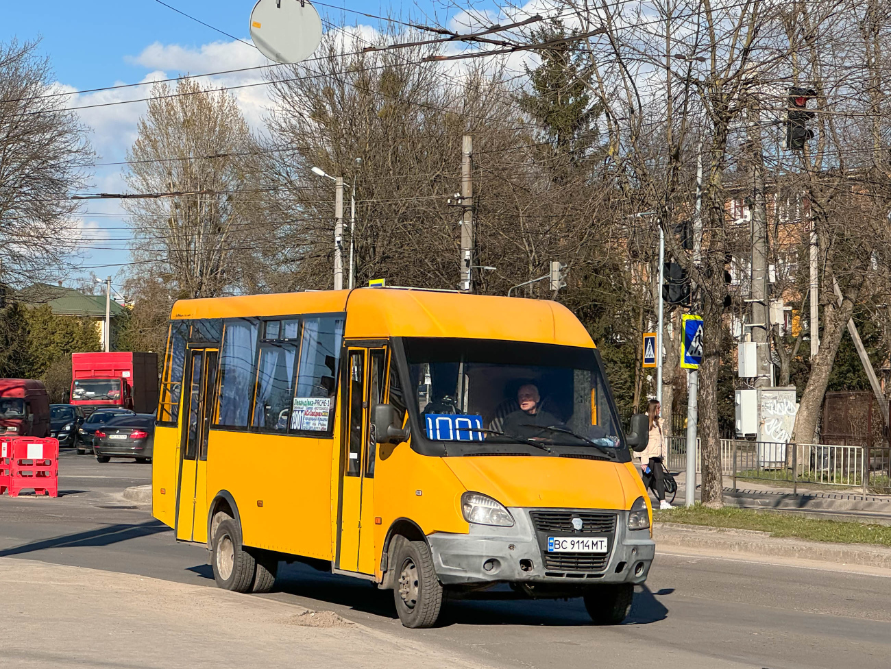 Lviv, Ruta 25D nr. ВС 9114 МТ