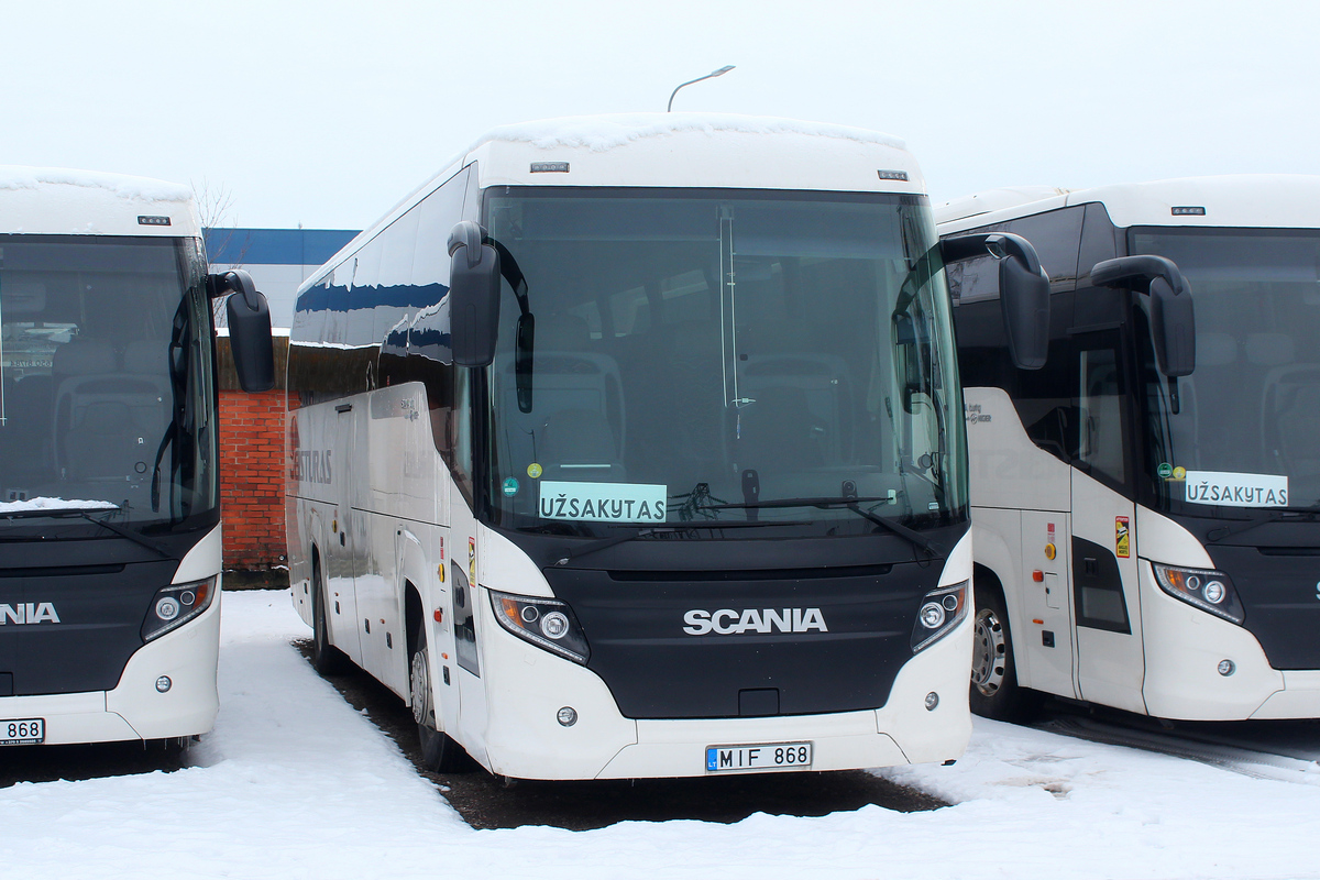 Panevėžys, Scania Touring HD (Higer A80T) No. MIF 868