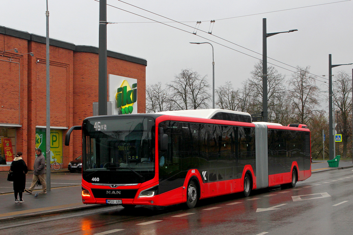 Kaunas, MAN 18G Lion's City NG320 EfficientHybrid № 460
