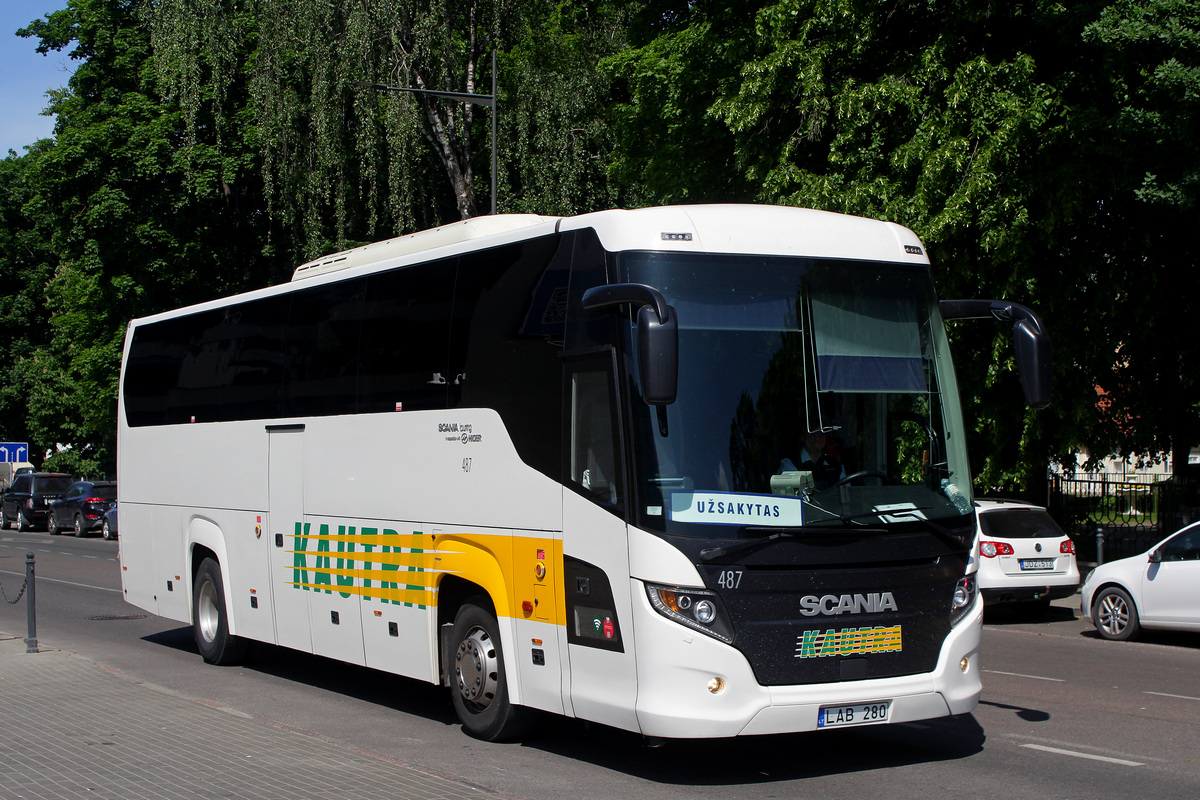 Каунас, Scania Touring HD (Higer A80T) № 487