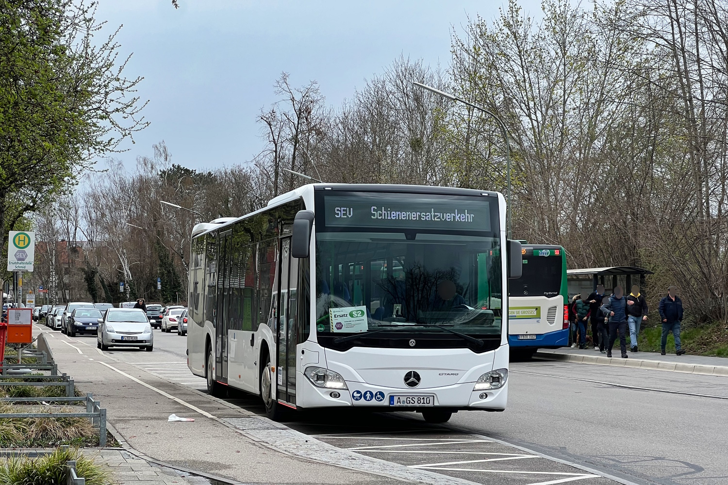 Аугсбург, Mercedes-Benz Citaro C2 Hybrid № A-GS 810