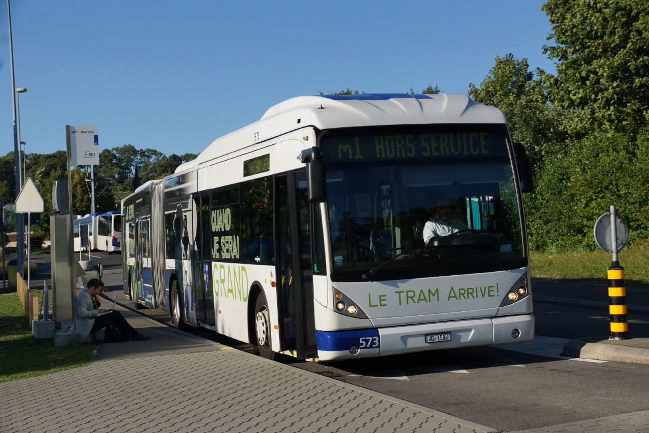 Lausanne, Van Hool New AG300 # 573