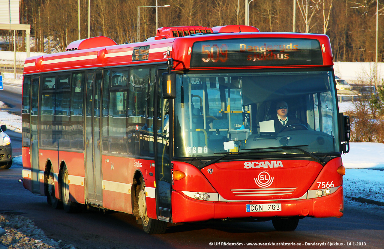 Stockholm, Scania OmniLink CK280UB 6X2LB*4LB # 7566