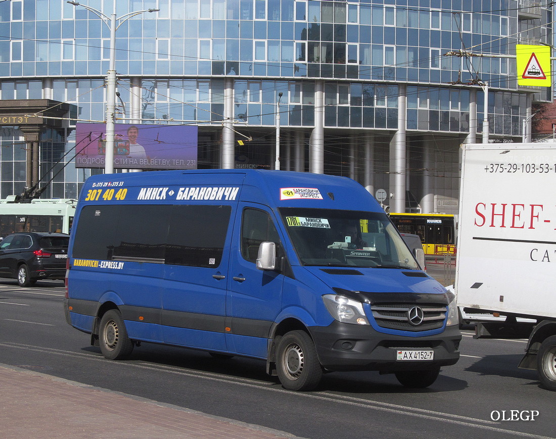 Минск, Mercedes-Benz Sprinter № АХ 4152-7