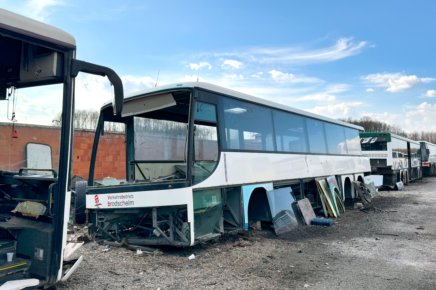 Pristina, Setra S317UL-GT # o. Kz.; Pristina — Bus Scrapyard Bujance (Lipjan)