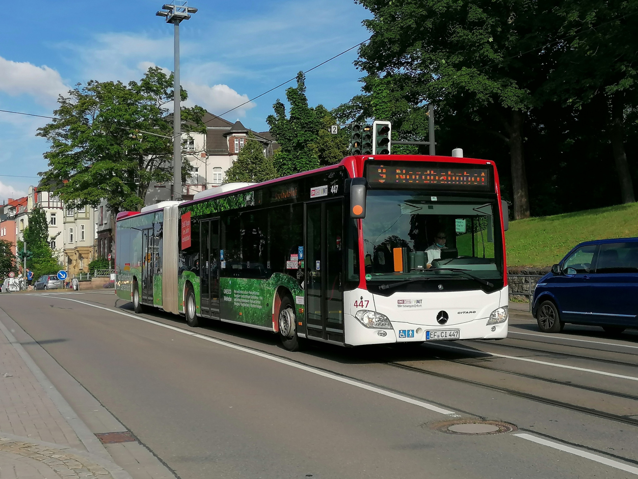 Erfurt, Mercedes-Benz Citaro C2 G # 447