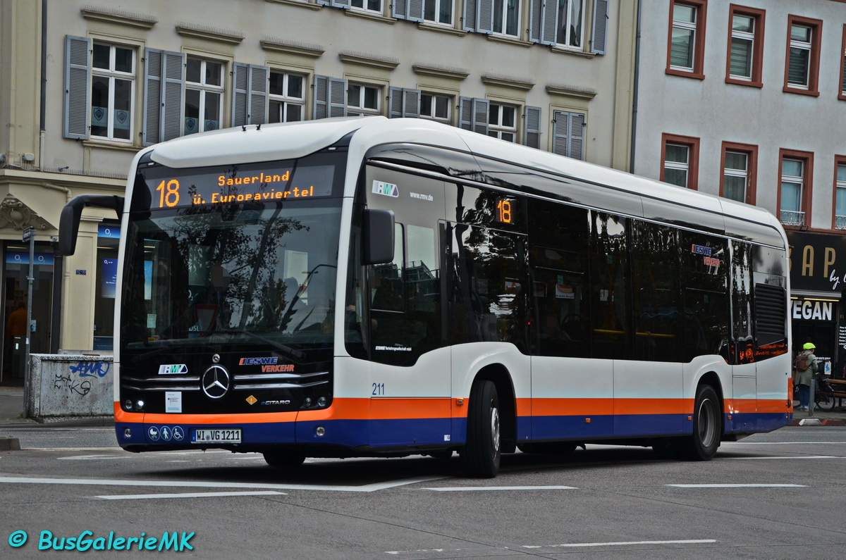 Wiesbaden, Mercedes-Benz eCitaro č. 211