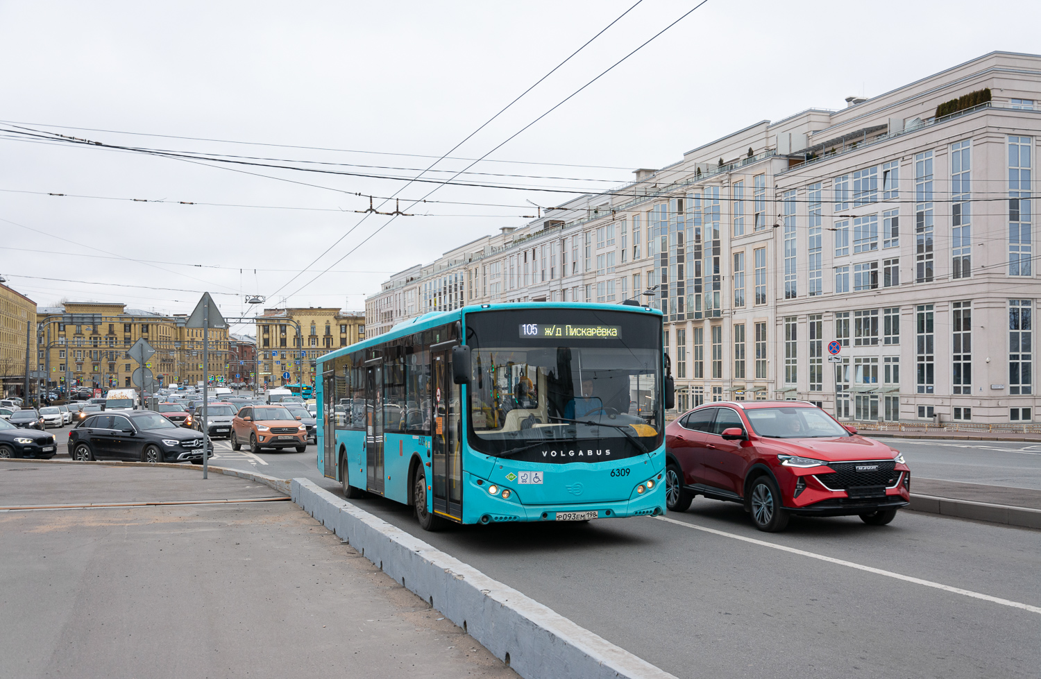 Sankt Petersburg, Volgabus-5270.G4 (LNG) Nr. 6309